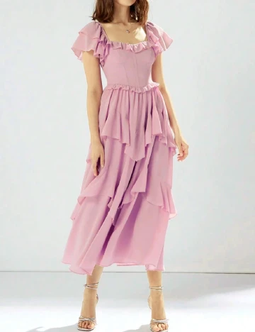 Rochie lunga SHEIN, roz