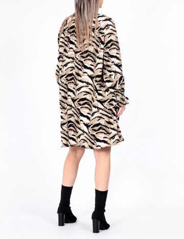 Rochie scurta Pieces, mix culori