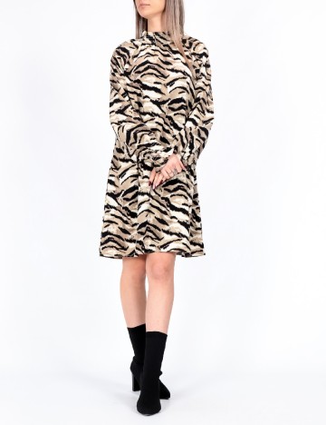 Rochie scurta Pieces, mix culori