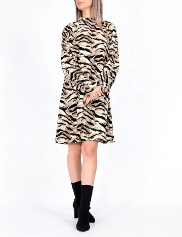 Rochie scurta Pieces, mix culori