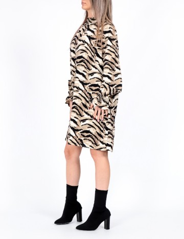Rochie scurta Pieces, mix culori