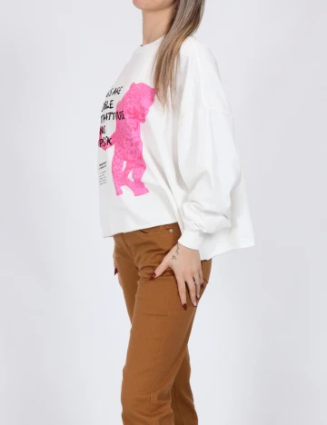 Bluza Oversize Only, alb