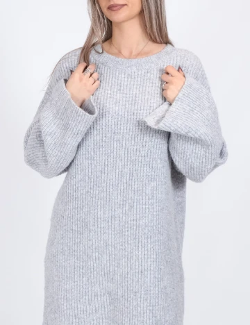 Rochie scurta Pieces, gri