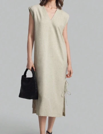 Rochie medie SHEIN, bej Crem