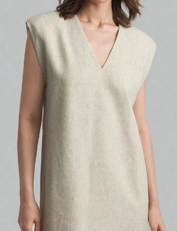 Rochie medie SHEIN, bej Crem
