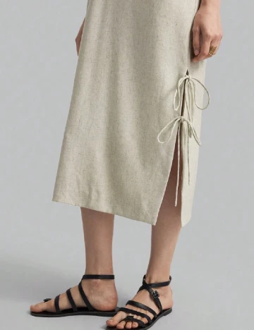 Rochie medie SHEIN, bej Crem
