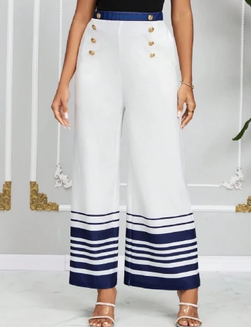 Pantaloni SHEIN, alb