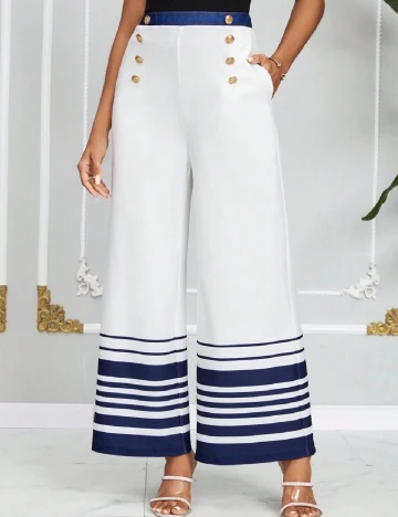 Pantaloni SHEIN, alb