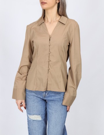 
						Camasa Vero Moda, maro