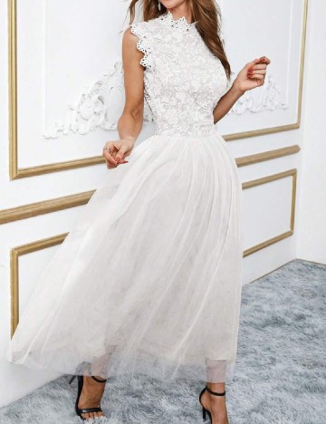 Rochie lunga SHEIN, alb