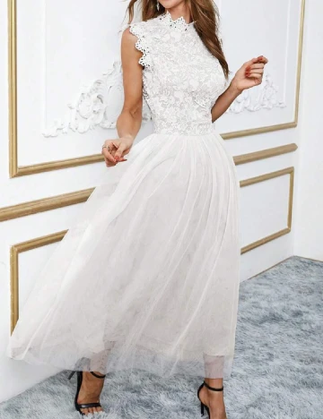 Rochie lunga SHEIN, alb