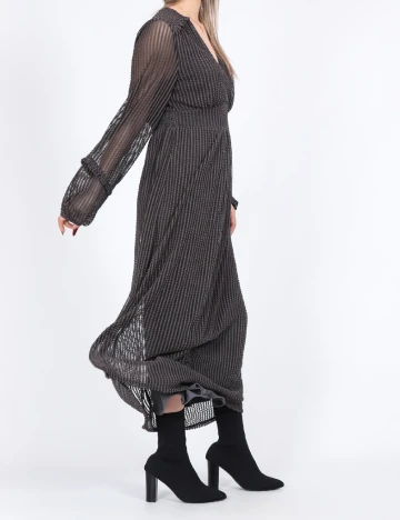 Rochie lunga Only, gri