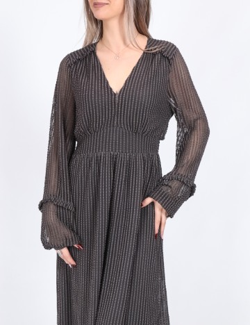 Rochie lunga Only, gri