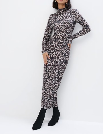 
						Rochie lunga Mohito, animal print