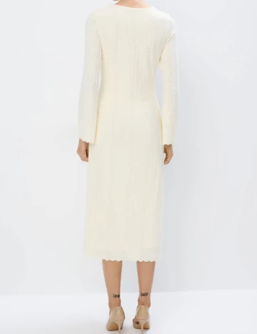 Rochie medie Mohito, crem