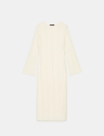 Rochie medie Mohito, crem