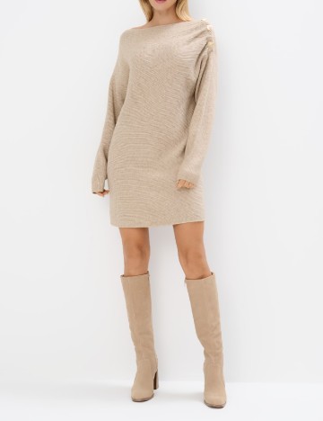 
						Rochie scurta Mohito, maro deschis