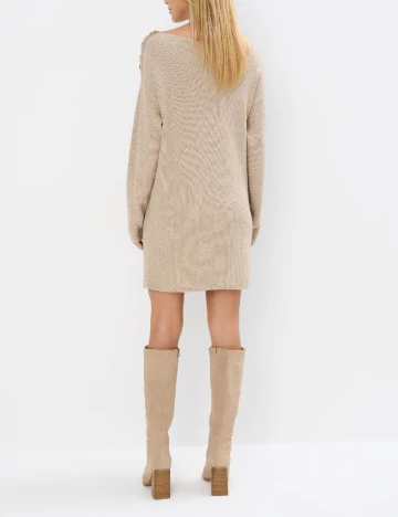 Rochie scurta Mohito, maro deschis