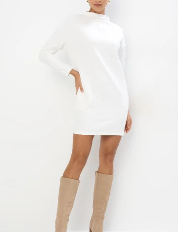 Rochie scurta Mohito, alb