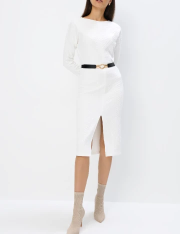 Rochie medie Mohito, alb