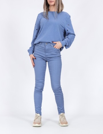 
						Pantaloni Vero Moda, albastru