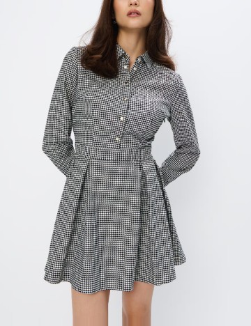 
						Rochie scurta Mohito, alb/negru