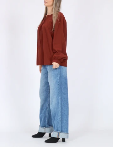 Camasa Vero Moda, caramiziu
