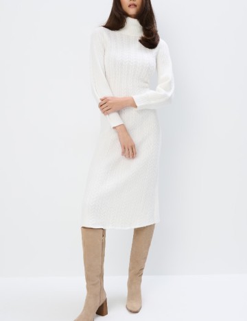 
						Rochie medie Mohito, alb