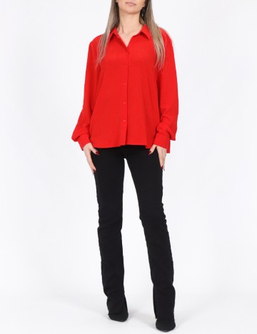 Camasa Vero Moda, rosu