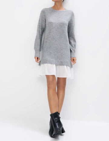 Rochie scurta Mohito, gri