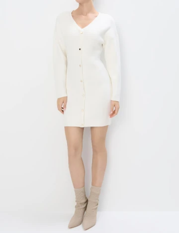 Rochie scurta Mohito, alb