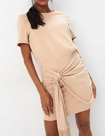 Rochie scurta Mohito, crem