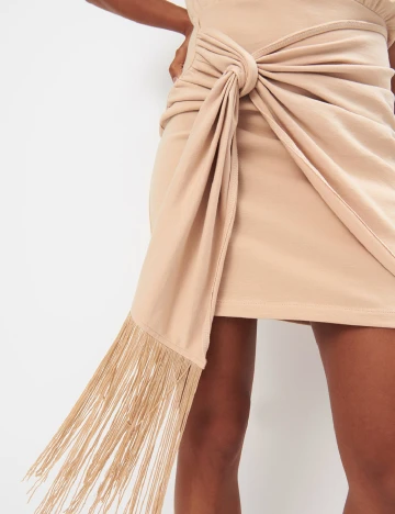 Rochie scurta Mohito, crem