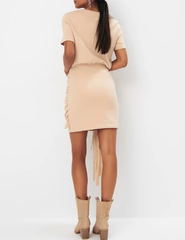 Rochie scurta Mohito, crem