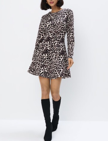 
						Rochie scurta Mohito, animal print