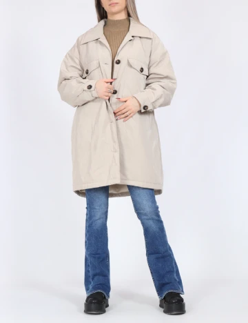 Jacheta Oversize Only, bej
