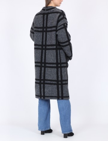 Cardigan Jacqueline de Yong, gri/negru