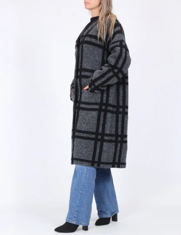 Cardigan Jacqueline de Yong, gri/negru
