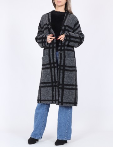 
						Cardigan Jacqueline de Yong, gri/negru