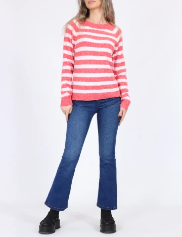 Bluza Vero Moda, rosu/roz