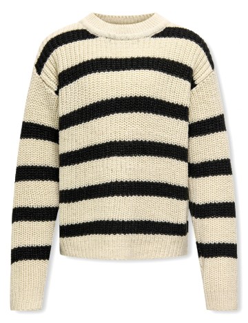 
						Bluza Kids Only, crem/negru