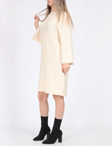 Rochie medie Only, ecru Alb