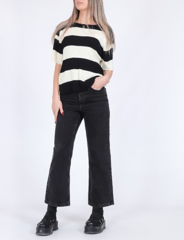 Bluza Jacqueline de Yong, alb/negru