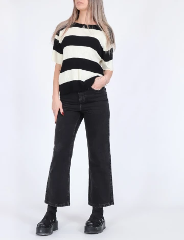 Bluza Jacqueline de Yong, alb/negru