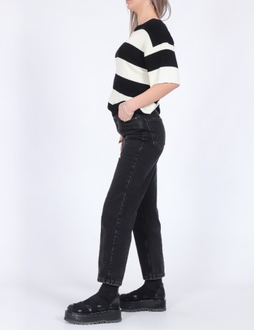Bluza Jacqueline de Yong, alb/negru