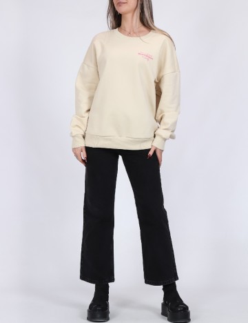 
						Bluza Oversize Only, crem
