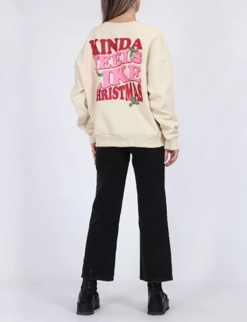 Bluza Oversize Only, crem