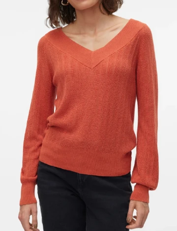 Bluza Vero Moda, portocaliu