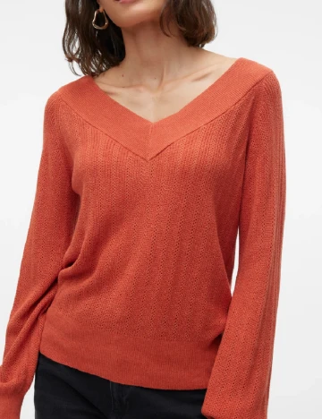 Bluza Vero Moda, portocaliu