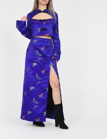 Fusta Vero Moda, albastru